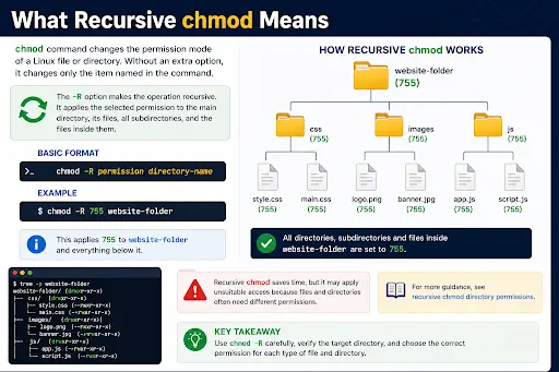 What Does Recursive chmod Mean?