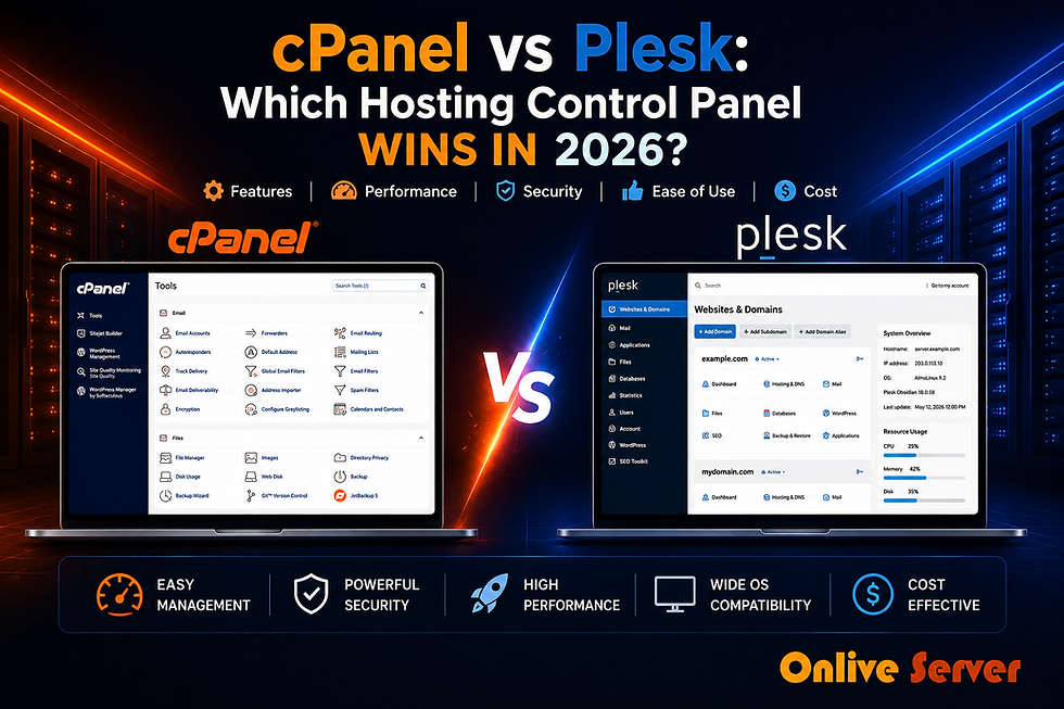 cPanel vs Plesk: Which Hosting Control Panel Wins in 2026?