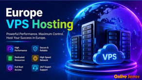 Europe VPS Hosting with OnliveServer Premium Cloud Infrastructure for Better Uptime