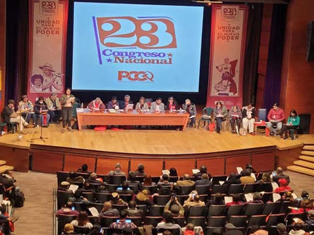 Comunistas de todo el país, asistieron a congreso partidario en Bogotá