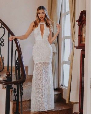 Miniatura: VESTIDO ESCOTE TRANSPARENTE