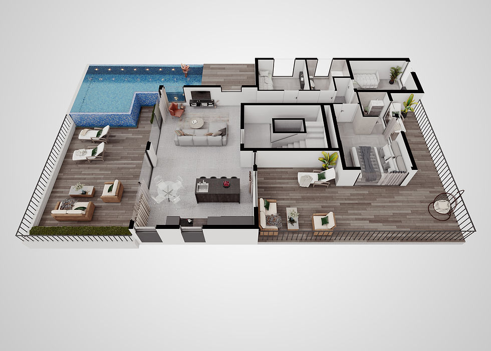 Architecture | 3D Floor Plan | FERRISS