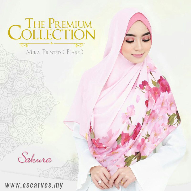 Mika Printed Sakura Flare