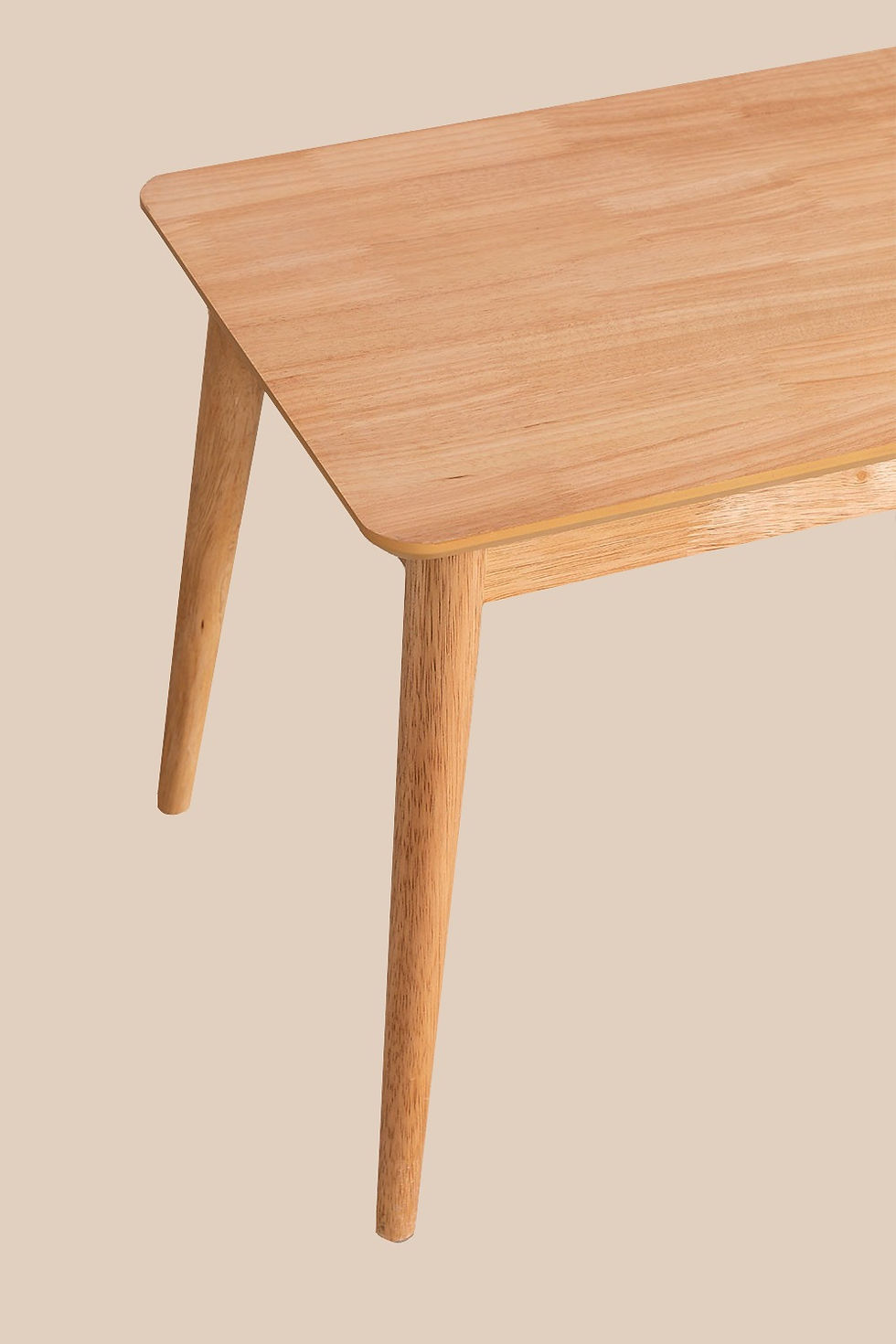 Miniatura: Ławka basic - drewno gumowe