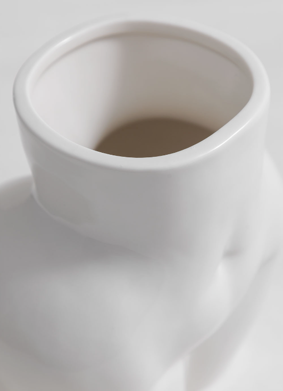 Miniatura: Biały Wazon Ceramiczny - Kształty