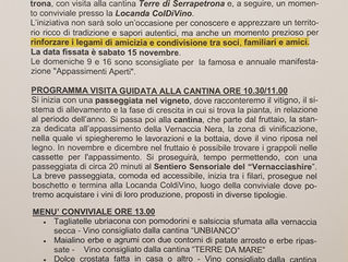 GITA A SERRAPETRONA DEL 15 NOVEMBRE