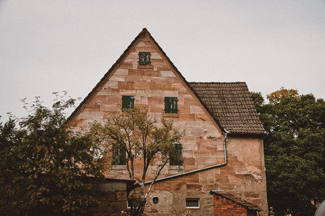 Ein altes Sandstein Haus