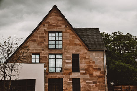 Ein Sandsteinhaus