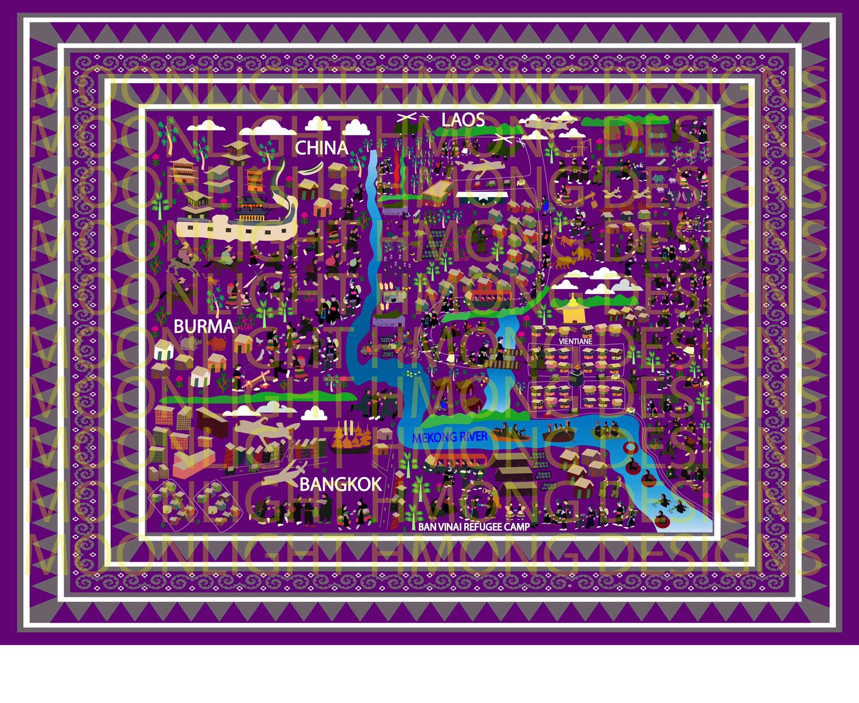 Hmong Journey TAPESTRY OPTION