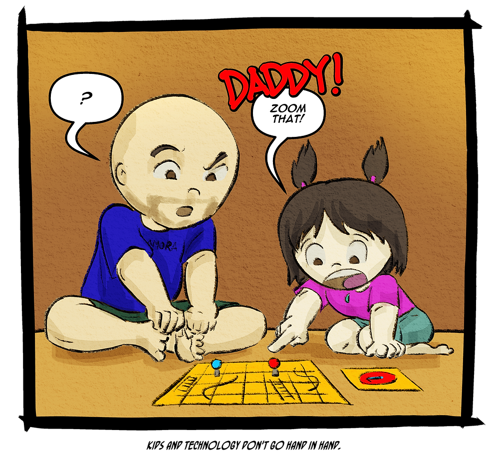 Kids and Technology don't go hand in hand.