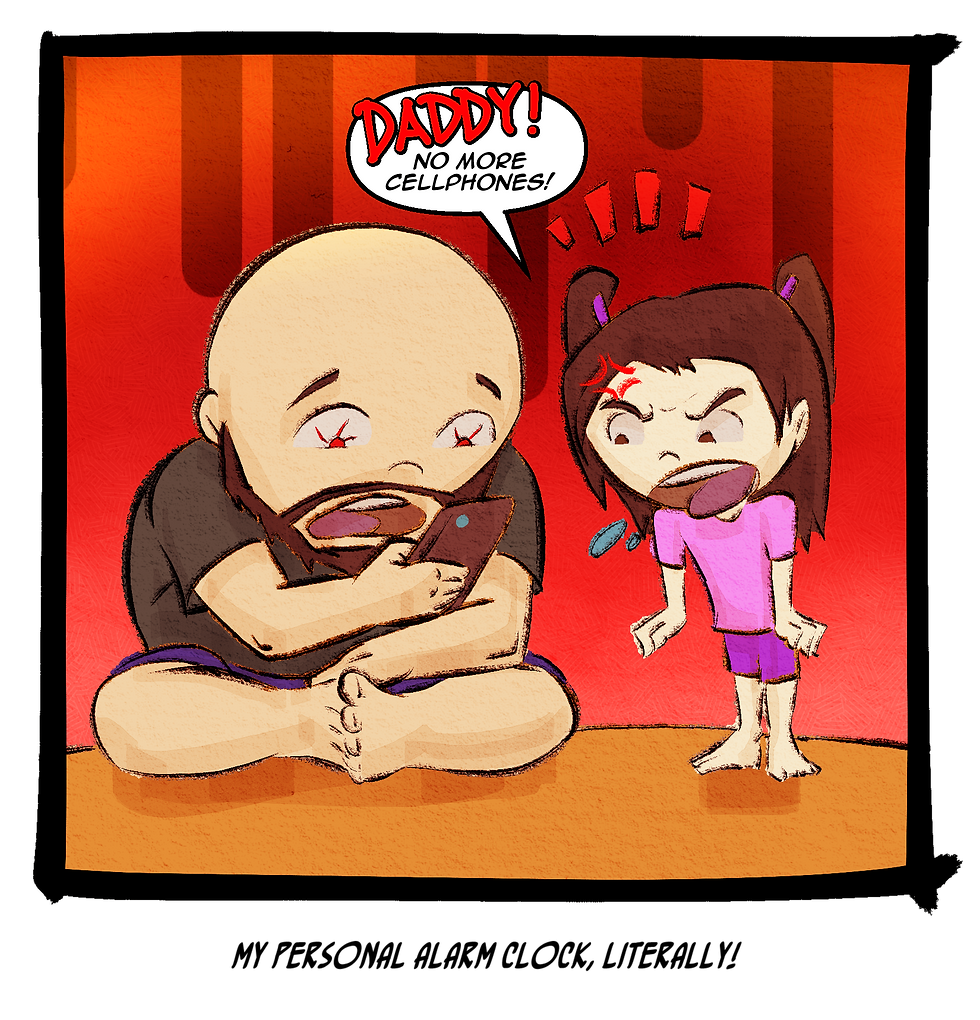 My personal alarm clock, literally!