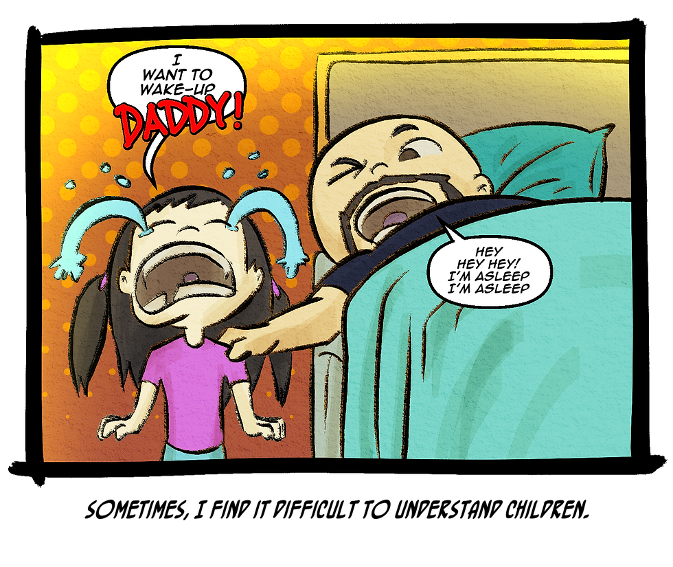 Sometimes, I find it difficult to understand children.