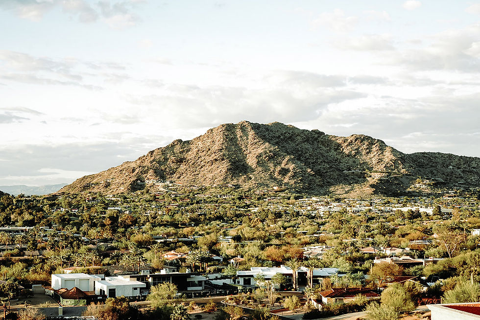 Stunning mountain views from Paradise Valley