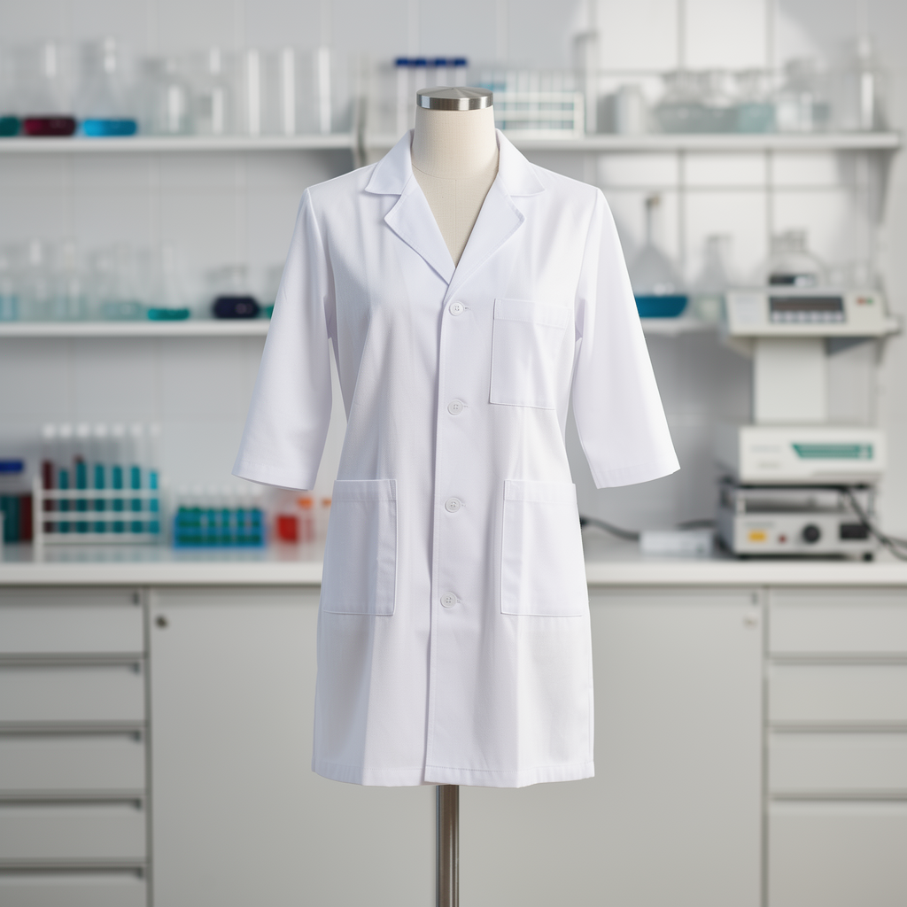 Short Sleeve Lab Gown