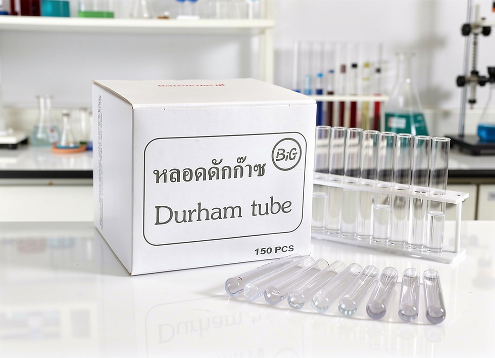 Thumbnail: Durham's tube (6 x 30 mm.) 150 pcs/box