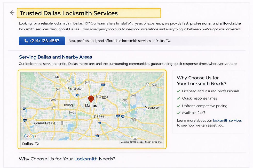 local seo optimization