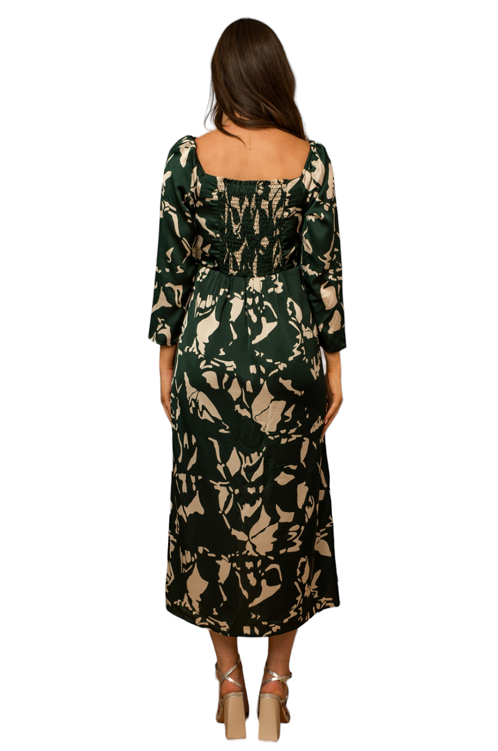Thumbnail: Wrap Abstract Midi Dress
