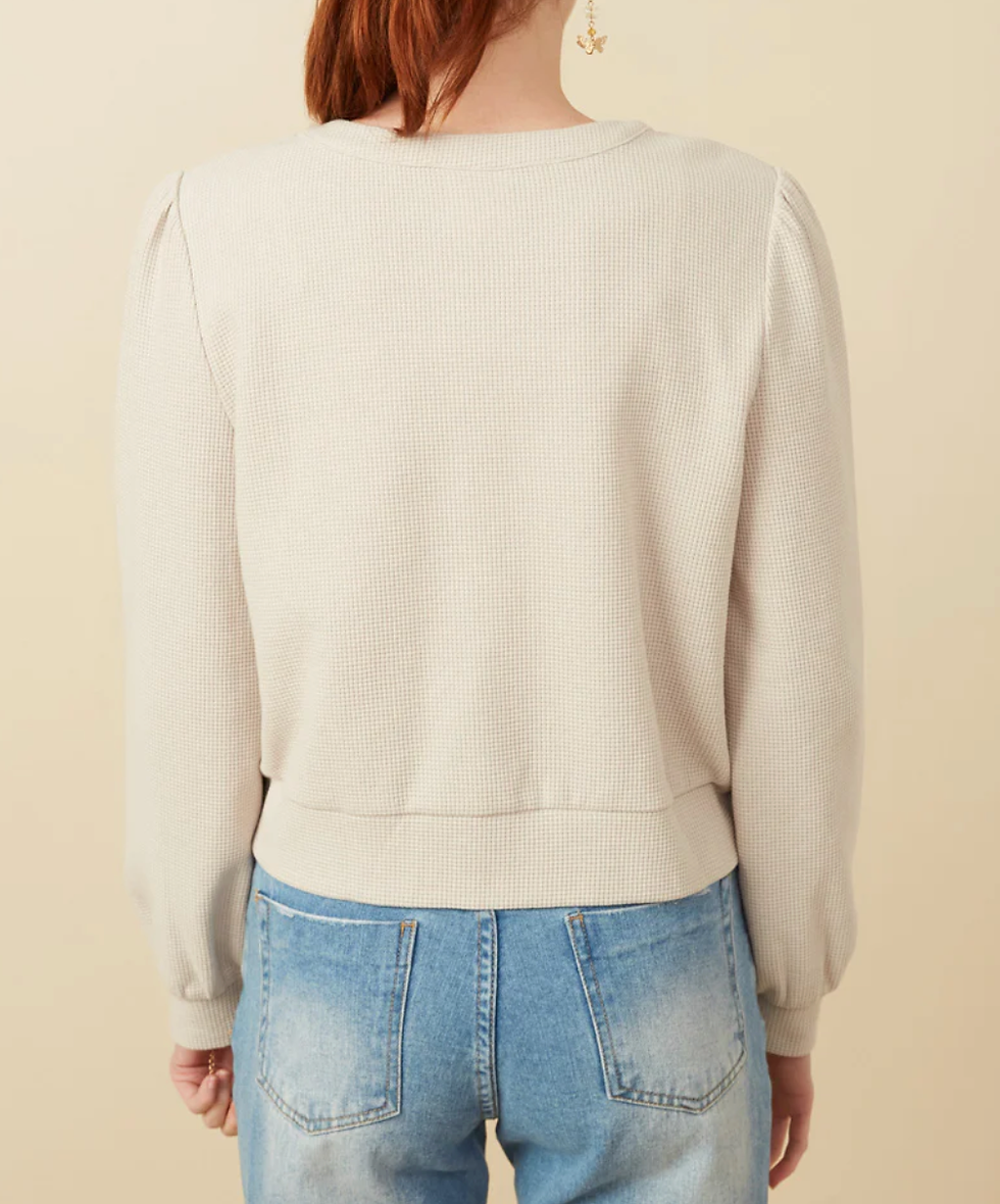 Thumbnail: Floral Embroidered Knit Cardigan
