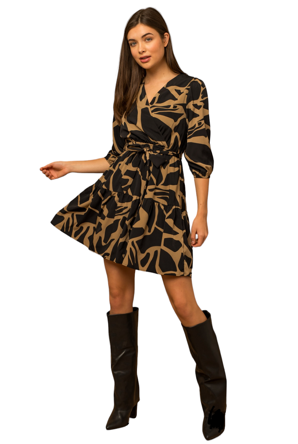 Thumbnail: Absttract Print Dress