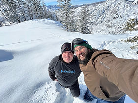two guys in the snow