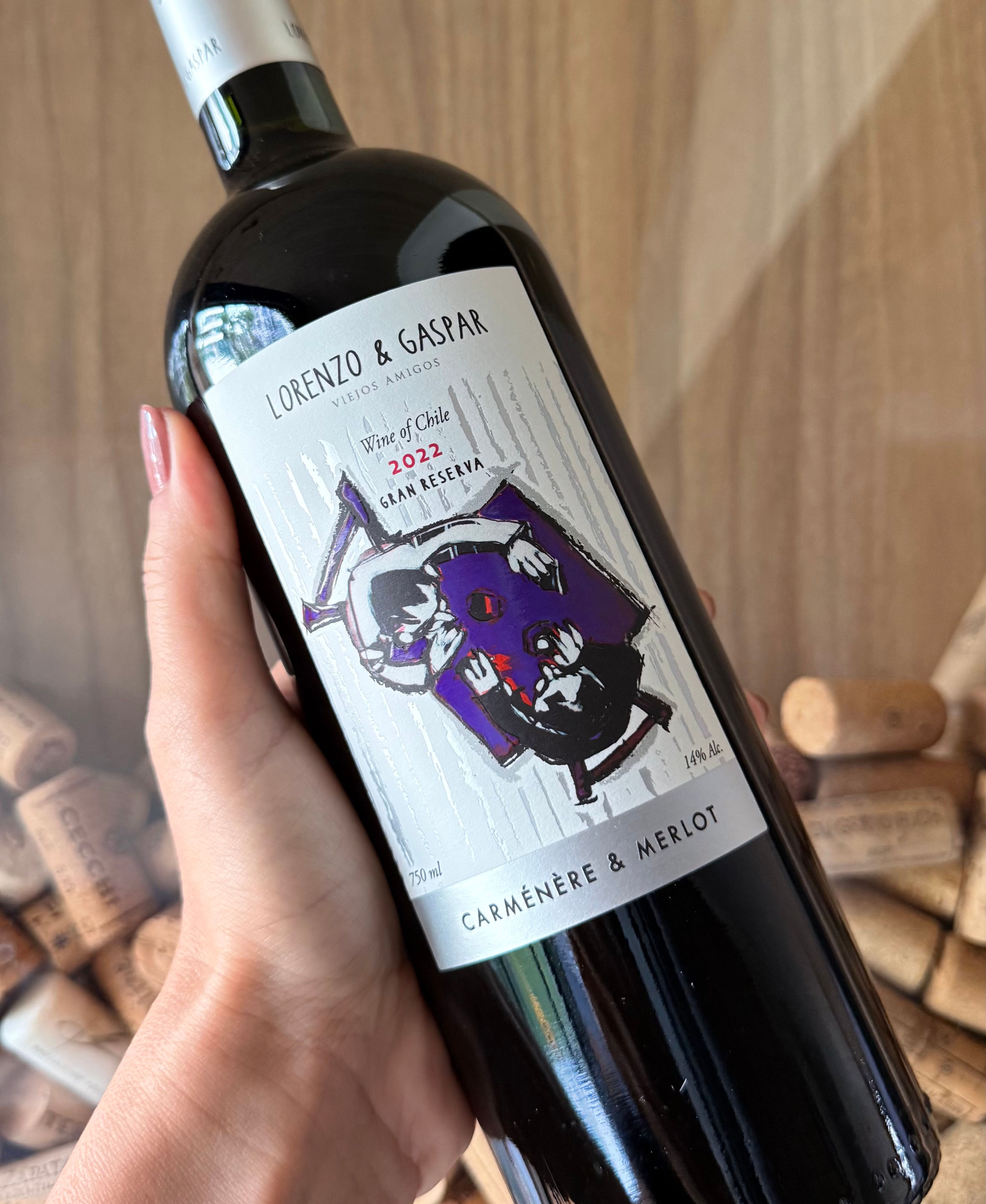 Lorenzo & Gaspar Gran Reserva Carménère & Merlot 2022