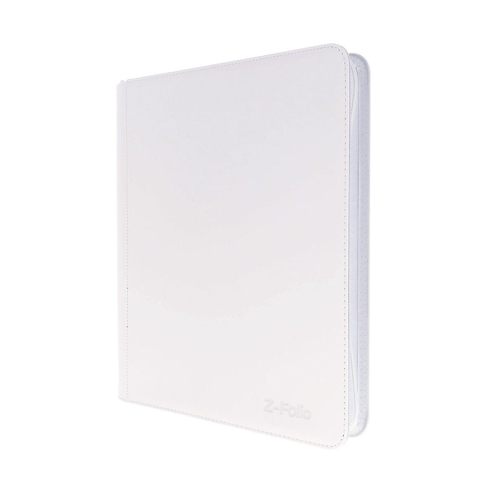 Thumbnail: BCW Zipper Folio 9 Pocket LX - Holds Toploaders