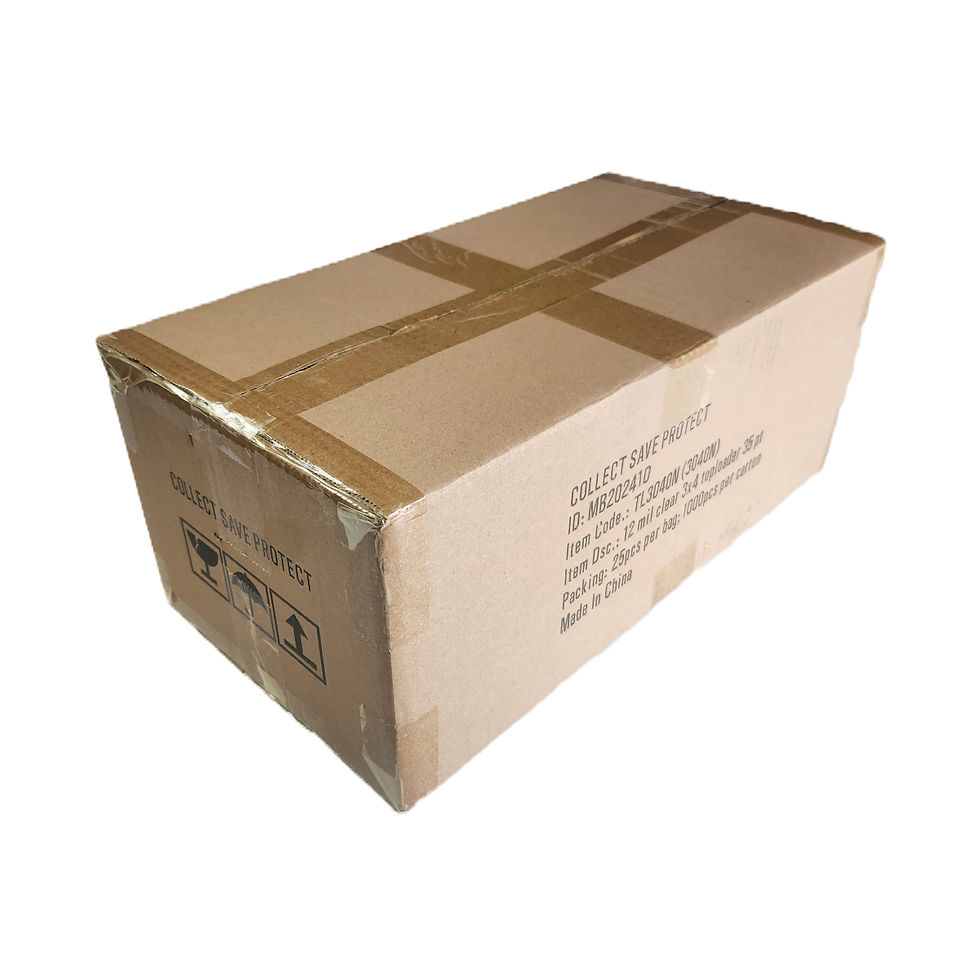 Case of 1,000 CSP Collect Save Protect 3x4 Standard Card Toploader 25ct Packs