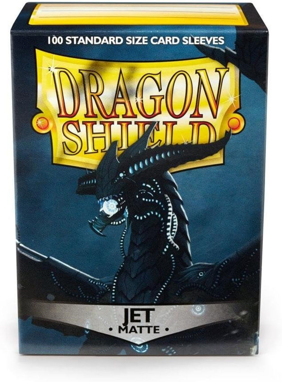 Case of Dragon Shield Card Sleeves Matte - Jet 100ct Boxes
