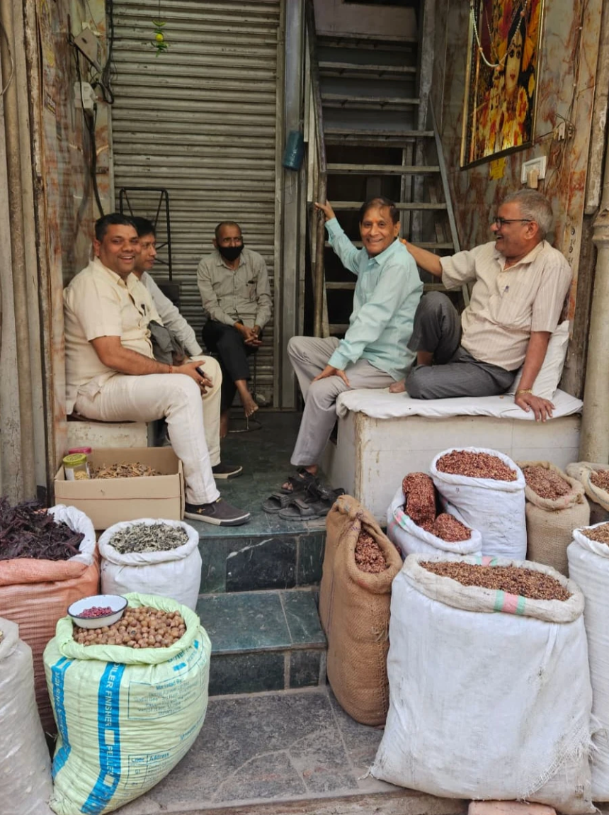 Old Delhi, spice market