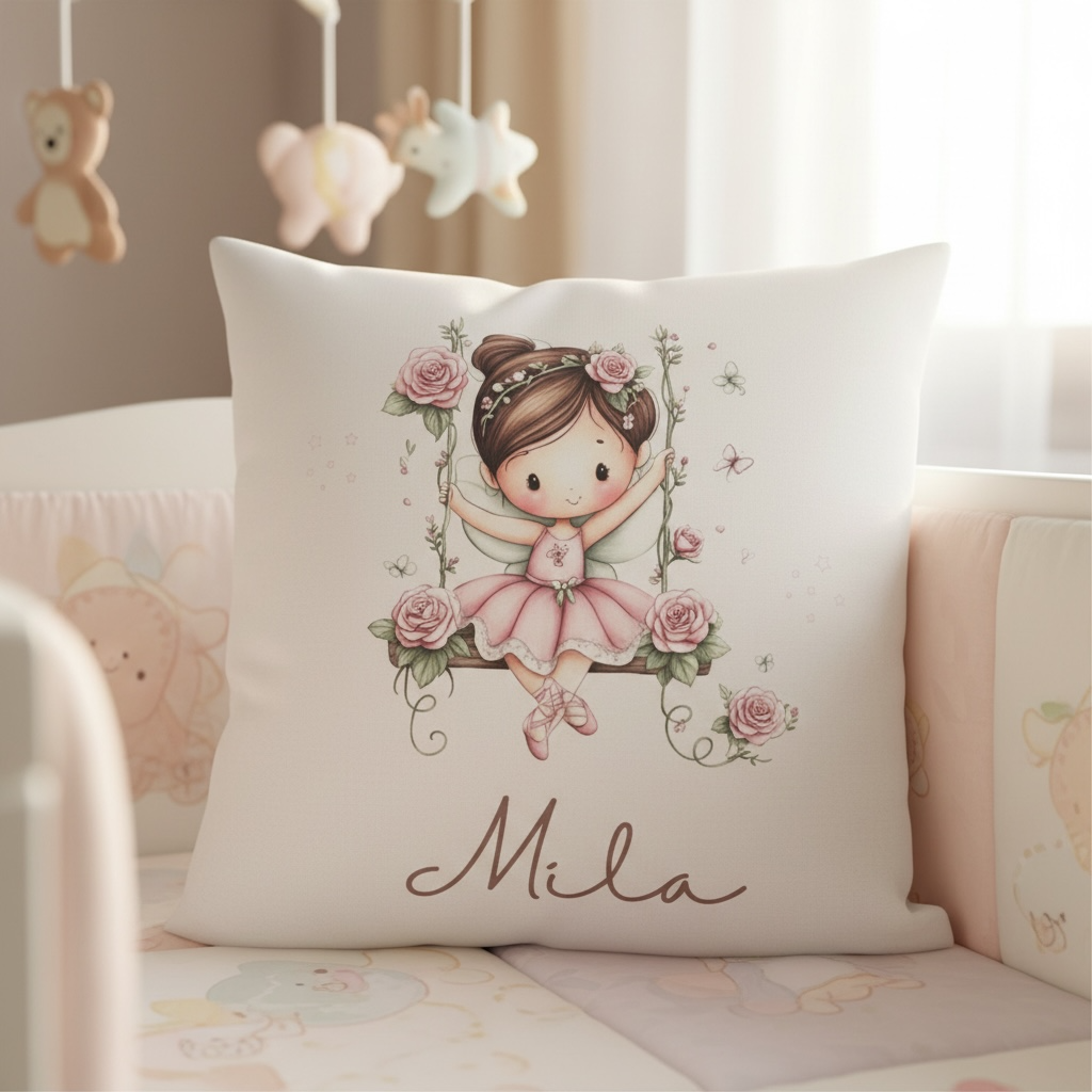 Personalizirana blazina z motivom punčke