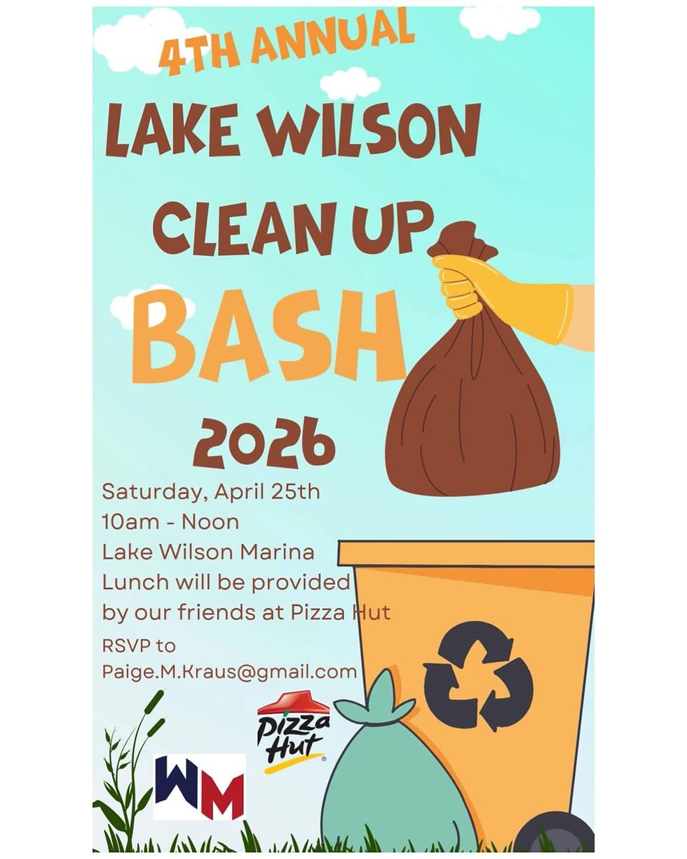 4th Annual Lake Wilson Clean Up Bash
