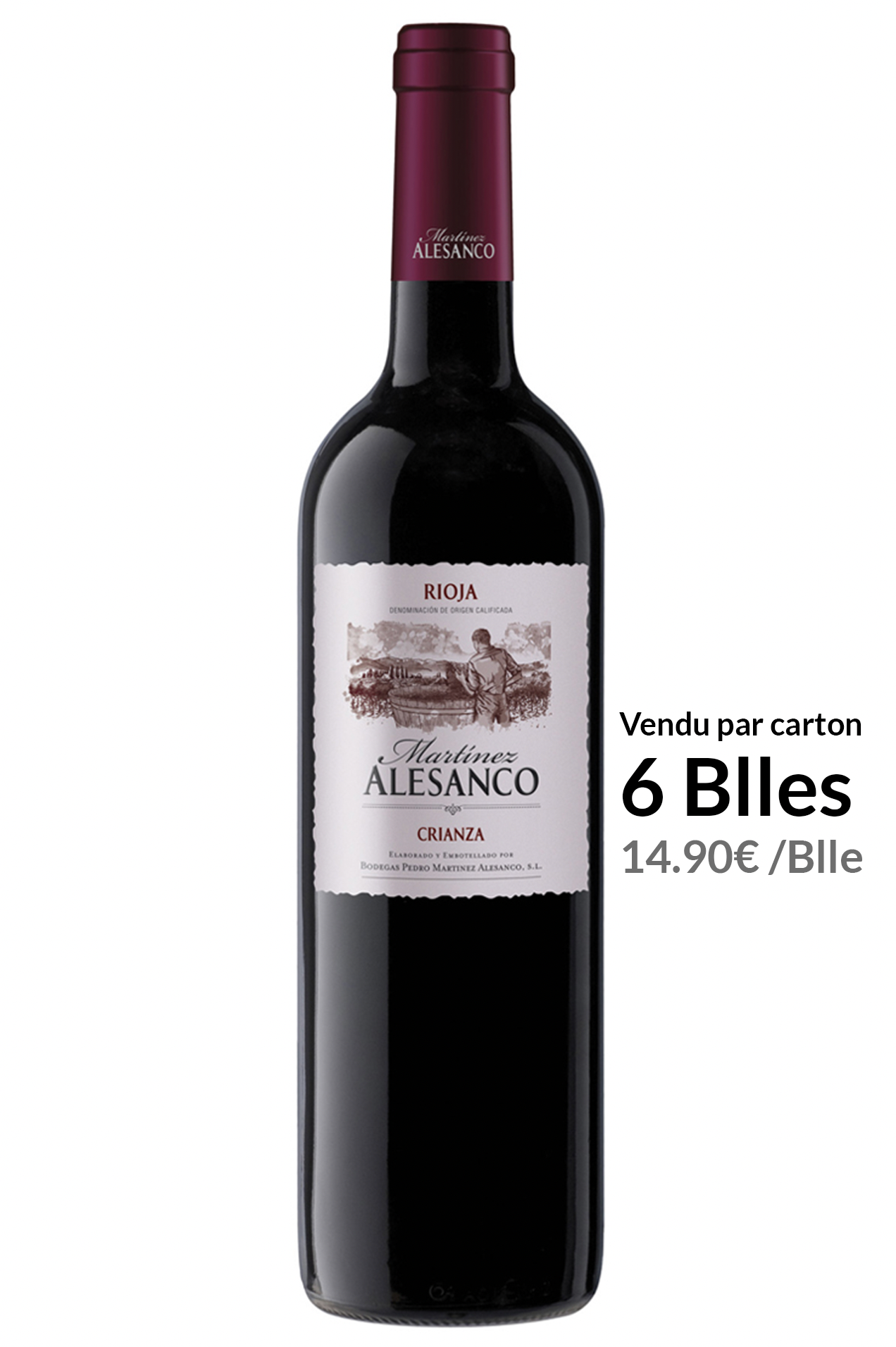 Bodega Alesanco Crianza 2019 - DO Rioja Alta - 6 Bouteilles