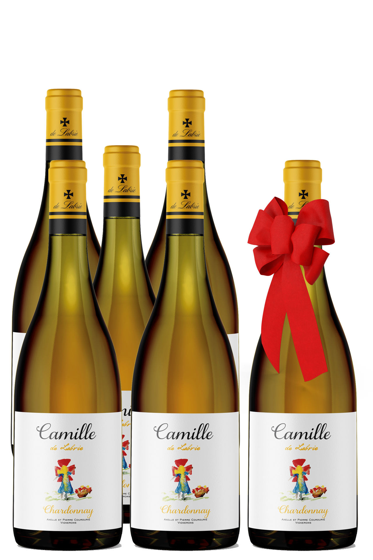 5 + 1 bouteille offerte - Camille de Labrie Chardonnay