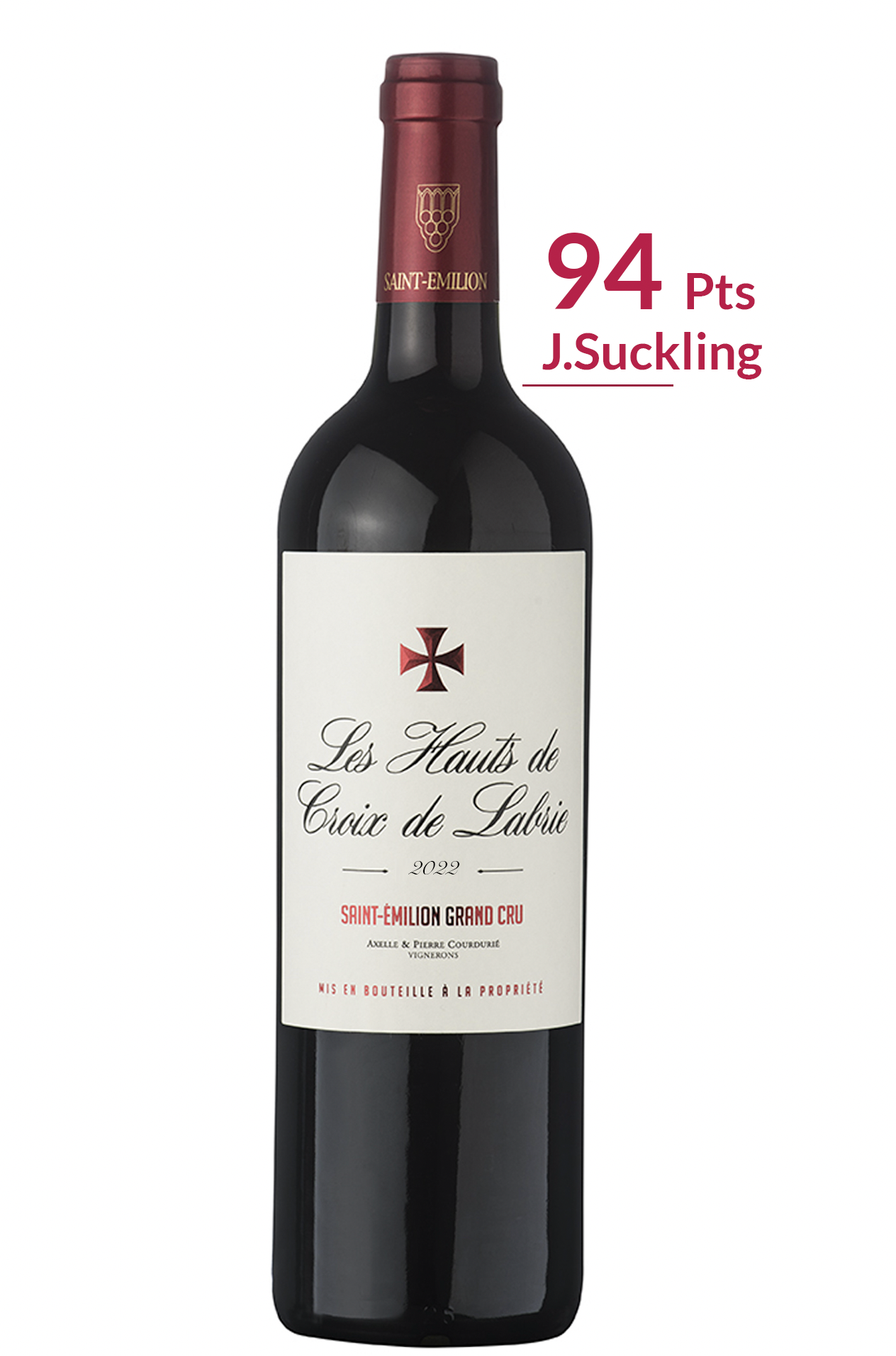Les Hauts de Labrie 2022 - AOC Saint-Emilion Grand Cru - Bouteille
