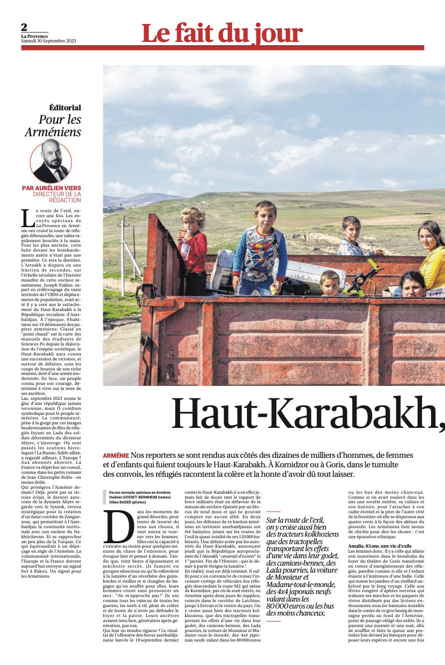 La chute du Haut-Karabakh