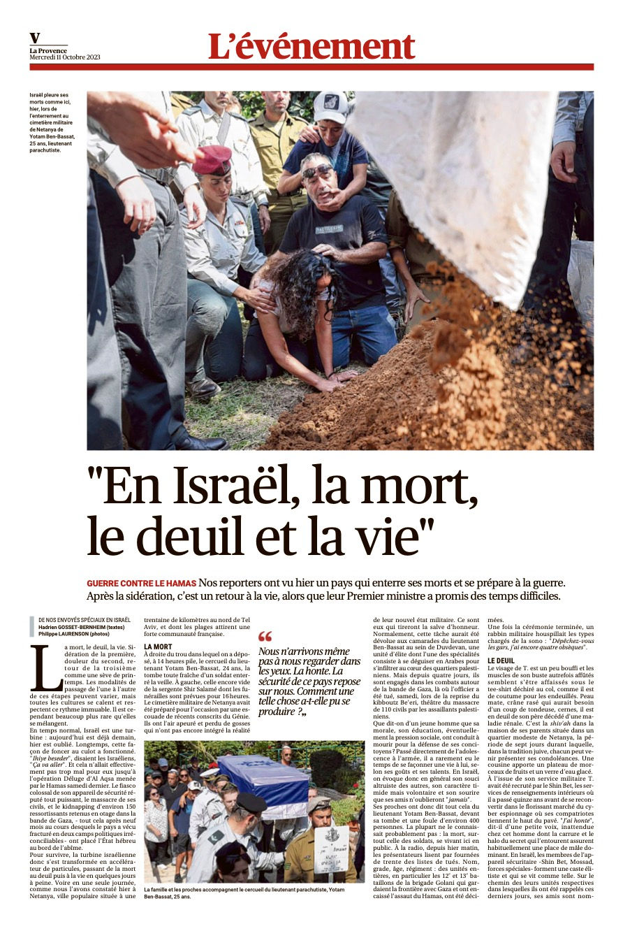 Après le 7 octobre