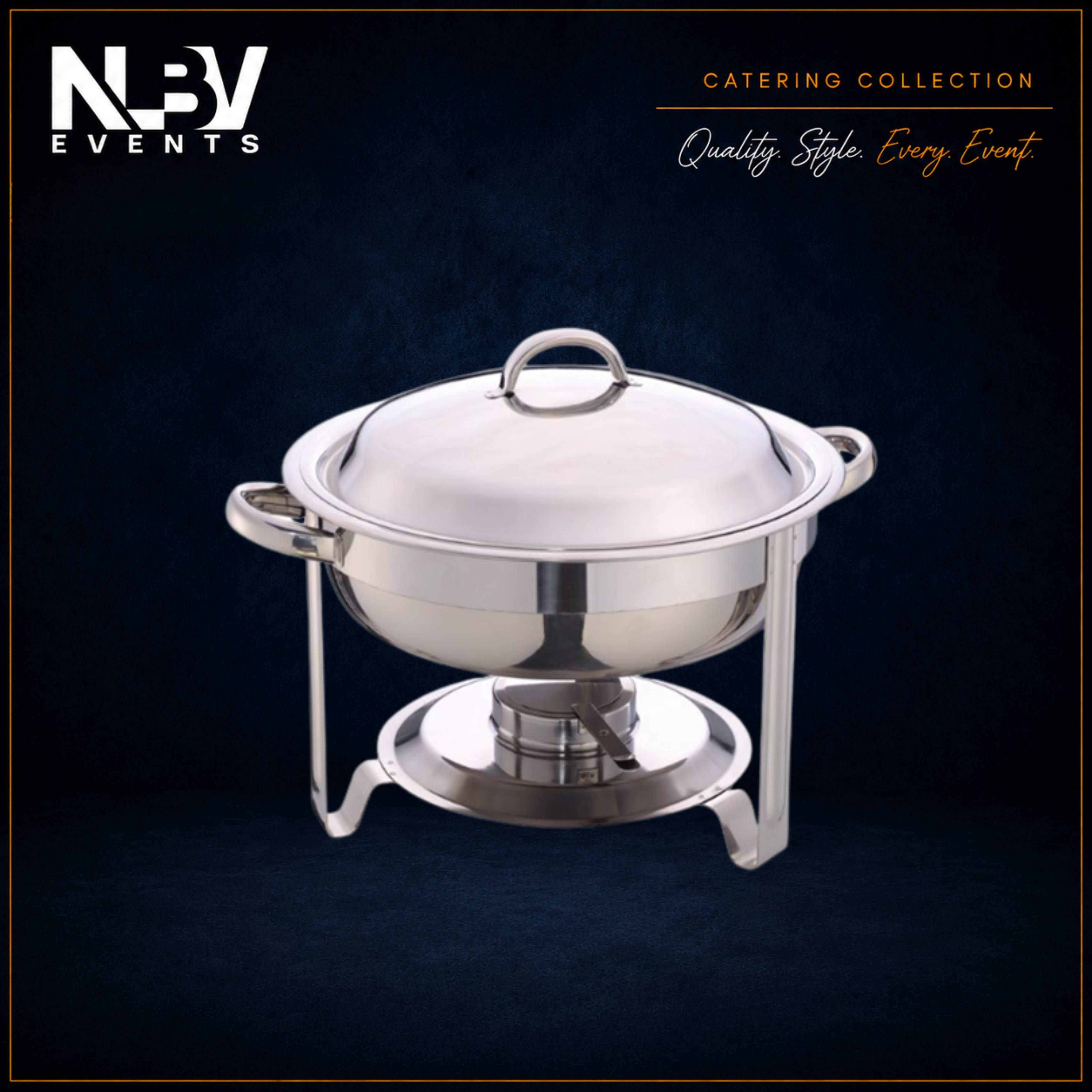 Economy Round Chafing Dish 5l