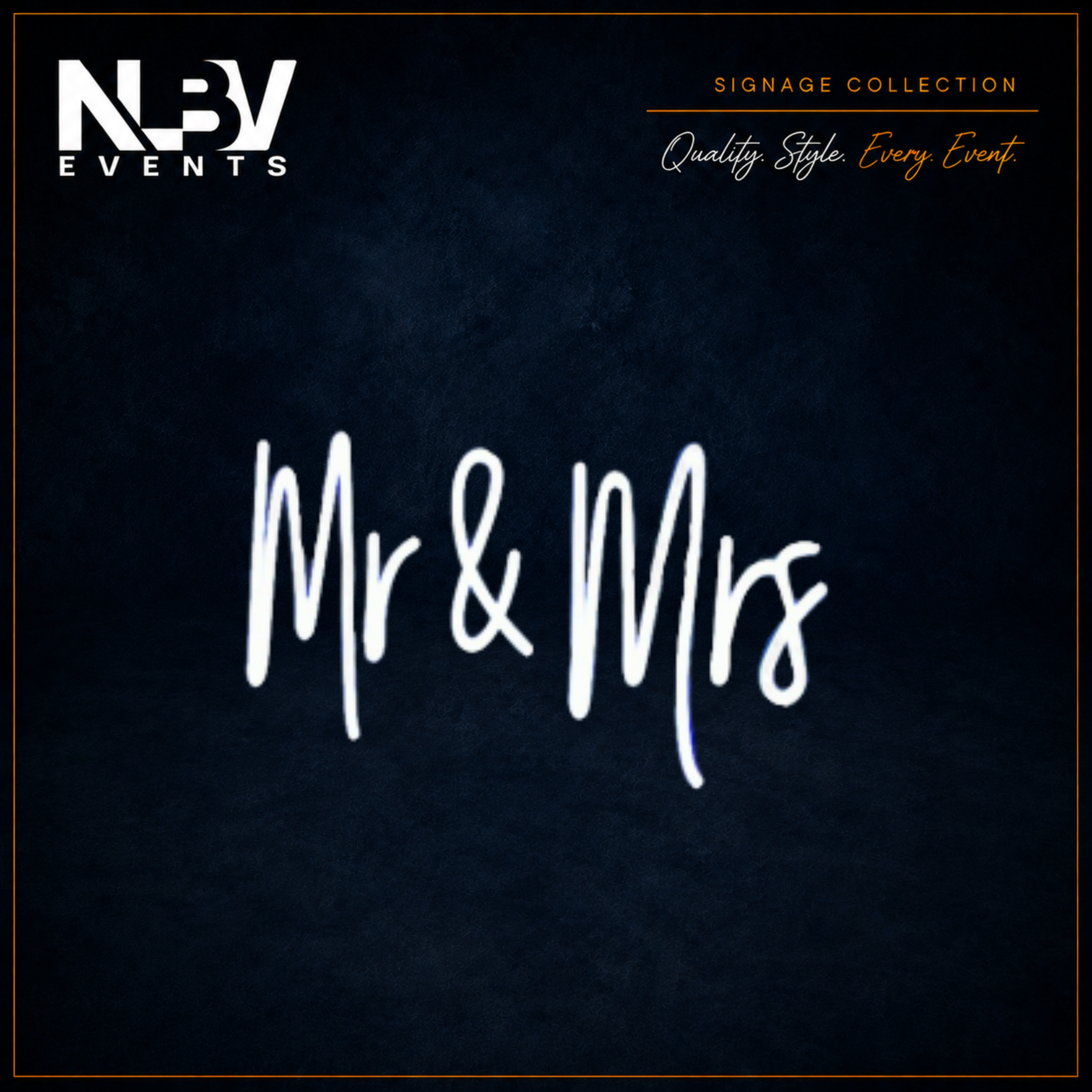 Mr & Mrs - Sign