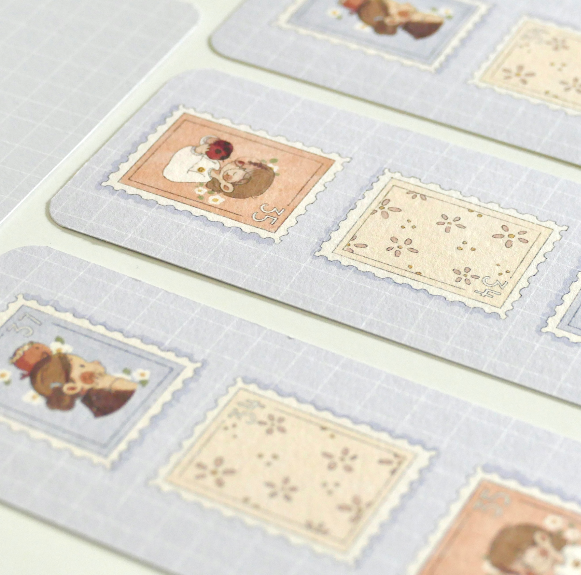 "Collection de timbres" marque-page
