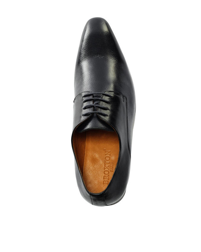 Thumbnail: Broxton Derbies Bouts Pointus bleu marine