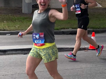 Celebrating Bernie Tretta and her 50th Marathon