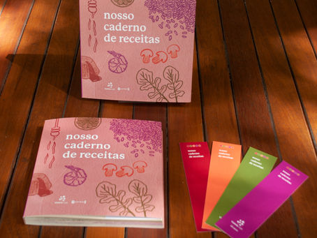 Lançamento do livro "Nosso Caderno de Receitas"