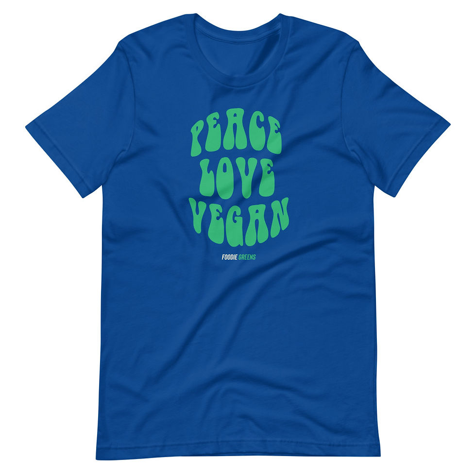 Thumbnail: Unisex T-Shirt Peace love vegan