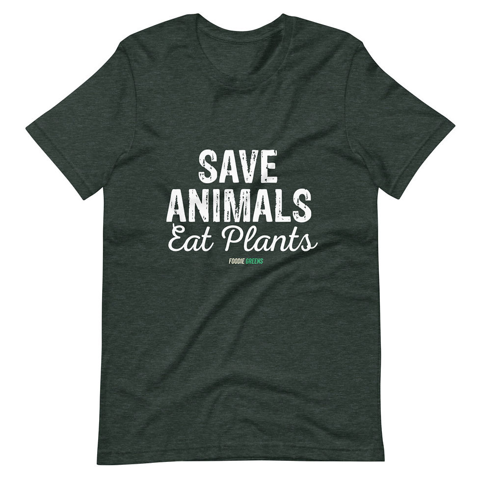 Thumbnail: Unisex T-Shirt Save animals eat plants