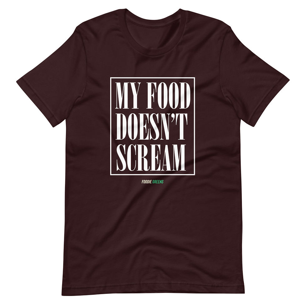 Thumbnail: Unisex T-Shirt My food doesnt scream