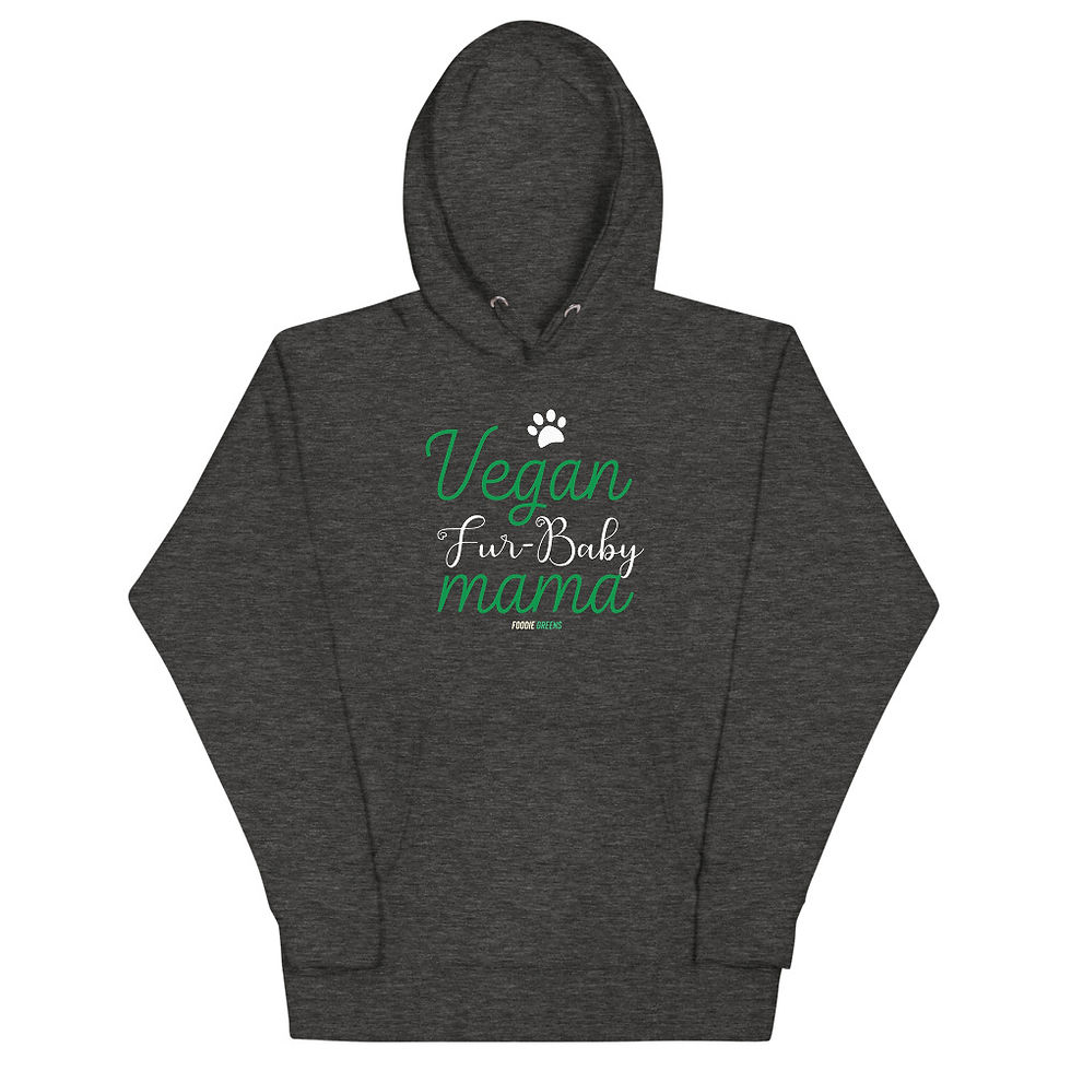 Thumbnail: Unisex Hoodie Vegan fur baby mama