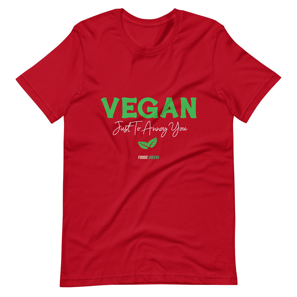 Thumbnail: Unisex T-Shirt Vegan Just to annoy you