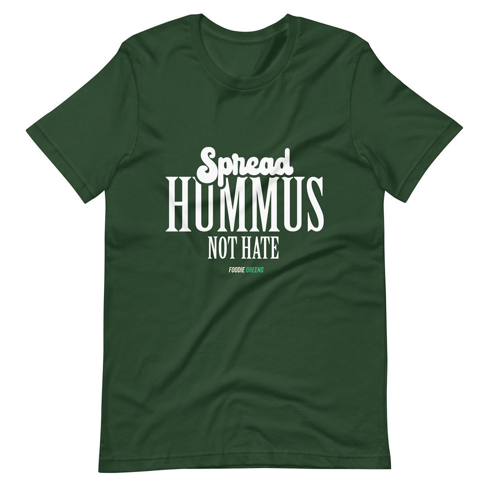 Thumbnail: Unisex T-Shirt Spread Hummus not hate