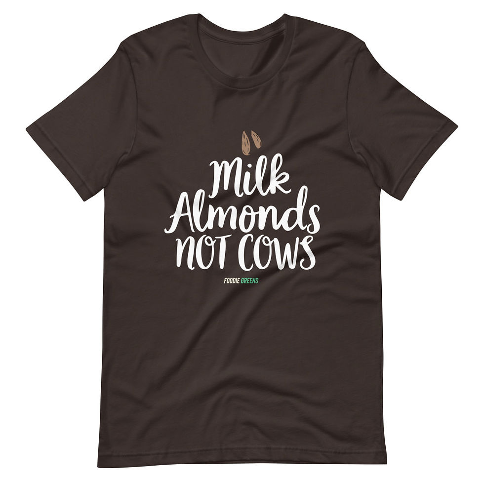 Thumbnail: Unisex T-Shirt Milk almonds not cows