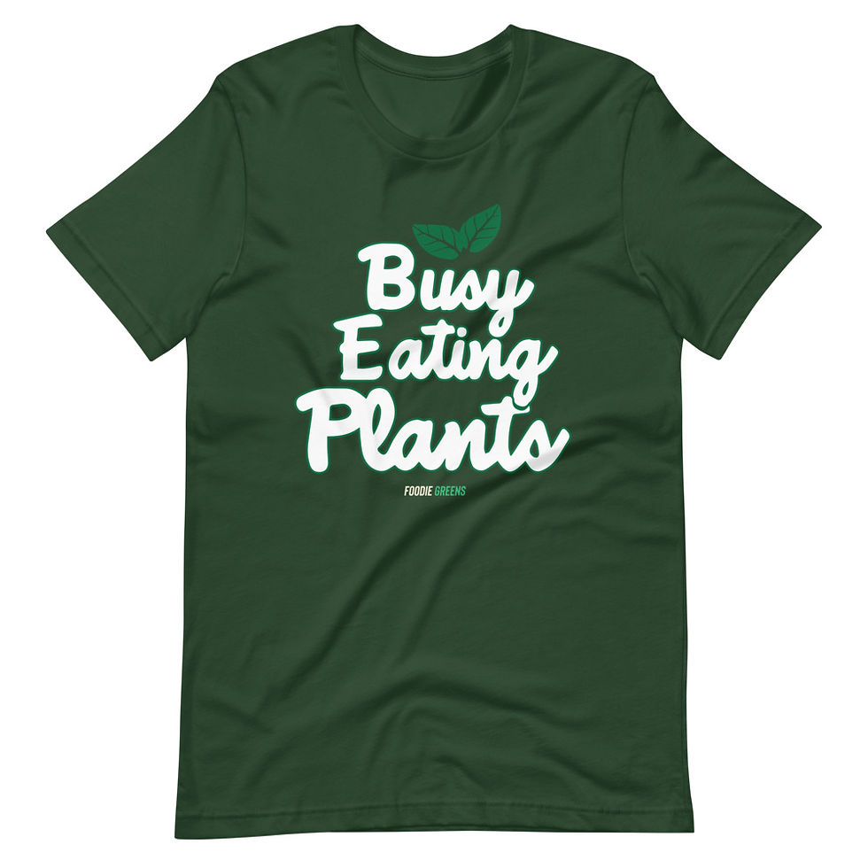 Thumbnail: Unisex T-Shirt Busy eating plants